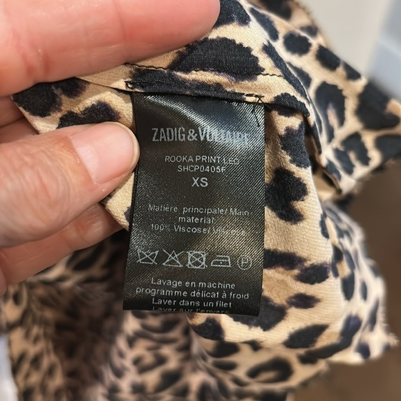 ZADIG & VOLTAIRE Rooka Print Leo Naturel - Picture 6 of 10